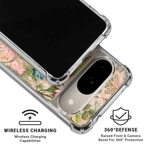 Marbled Paper by William Kilburn Google Pixel 10 Clear Case